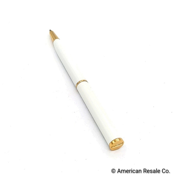 Coach Accessories - COACH Vintage White and Gold 4" Wallet Pen-EXTREMELY RARE! Authentic.